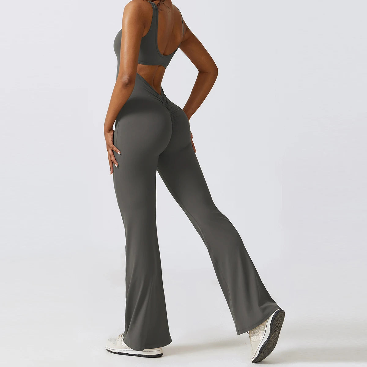 Mono deportivos mujer gym,Conjunto de gimnasio de sensación desnuda para mujer, traje de Yoga de entrenamiento, ropa deportiva, mono deportivo, mamelucos de Fitness, monos de entrenamiento femeninos elásticos