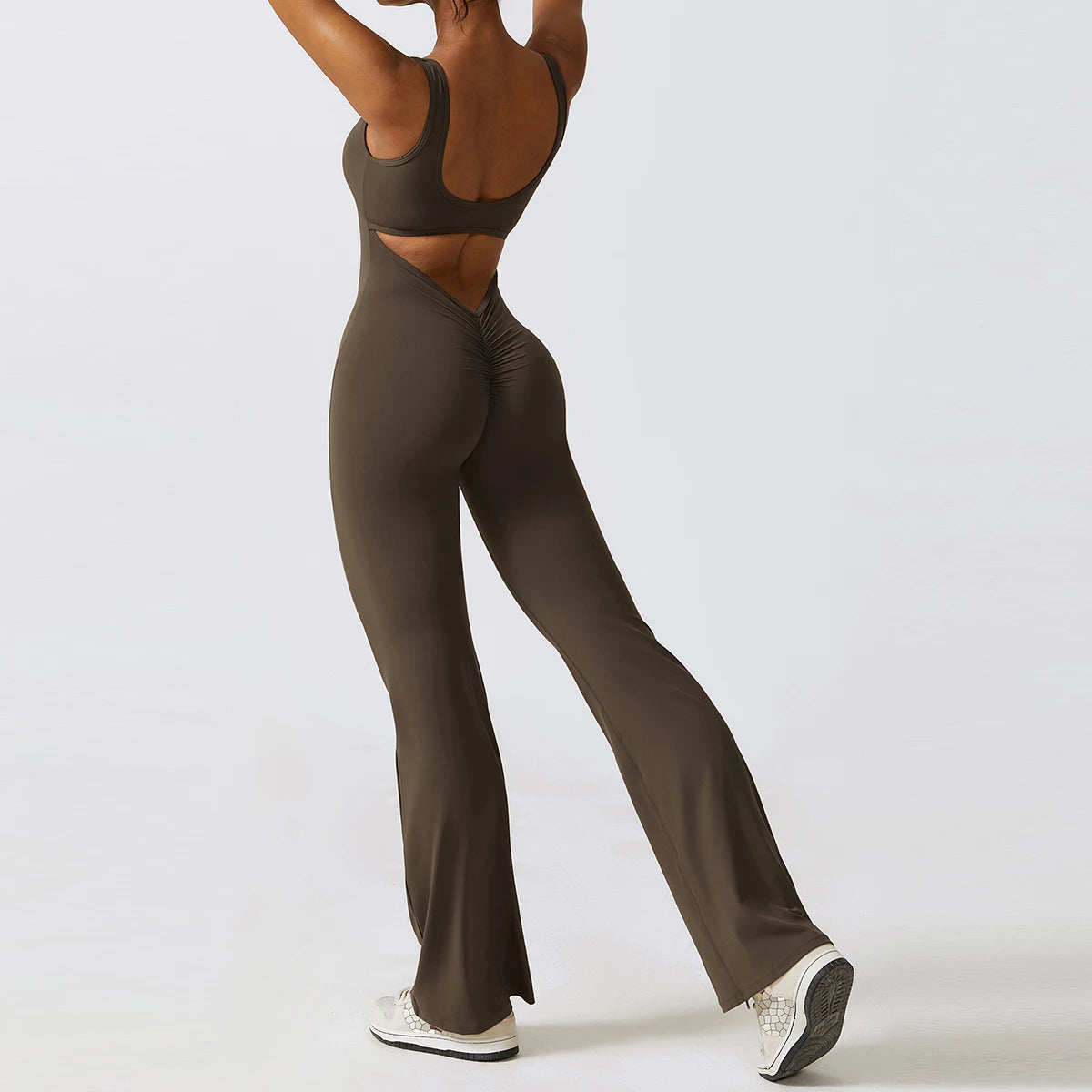 Mono deportivos mujer gym,Conjunto de gimnasio de sensación desnuda para mujer, traje de Yoga de entrenamiento, ropa deportiva, mono deportivo, mamelucos de Fitness, monos de entrenamiento femeninos elásticos