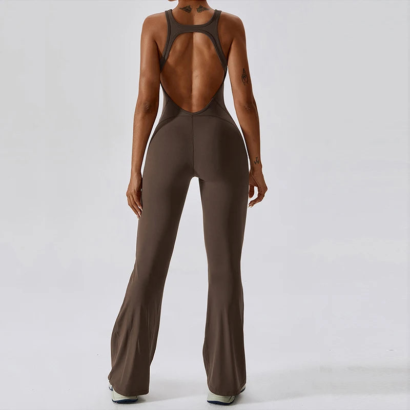 Mono deportivos mujer gym,Conjunto de gimnasio de sensación desnuda para mujer, traje de Yoga de entrenamiento, ropa deportiva, mono deportivo, mamelucos de Fitness, monos de entrenamiento femeninos elásticos