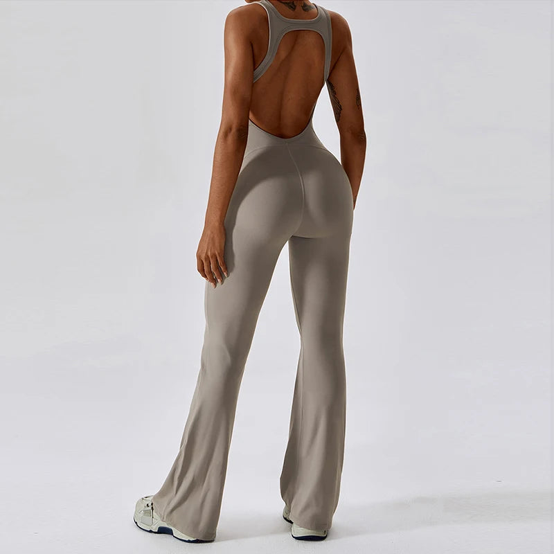 Mono deportivos mujer gym,Conjunto de gimnasio de sensación desnuda para mujer, traje de Yoga de entrenamiento, ropa deportiva, mono deportivo, mamelucos de Fitness, monos de entrenamiento femeninos elásticos